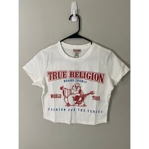 New True Religion Women's Y2K Baby Tee Size Medium